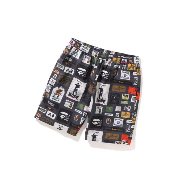 Men's A BATHING APE Bape Multi Label Beach Shorts Caise | PZA834710