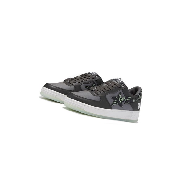 Men's A BATHING APE Bape Sta #1 M2 Low Sneakers Dark Grey | BTP701368