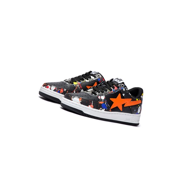 Men's A BATHING APE Bape Sta #3 M2 Low Sneakers Black | GSD968530