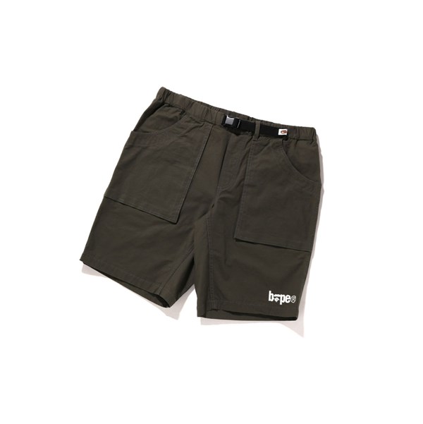 Men's A BATHING APE Climbing Shorts Dark Khaki | VEP685037