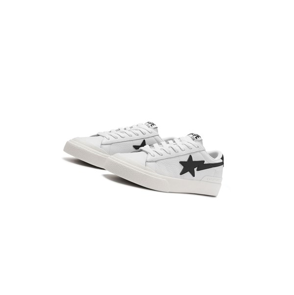 Men's A BATHING APE Mad Sta M2 Low Sneakers White | FRU210647