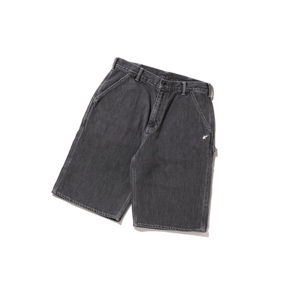 Men's A BATHING APE Painter Shorts Black | PKB329647
