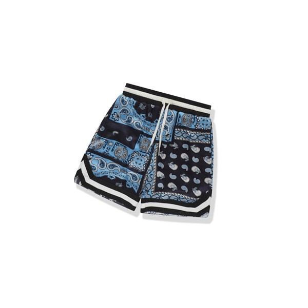 Men's A BATHING APE Paisley Print Shorts Sky Blue | SNY296348