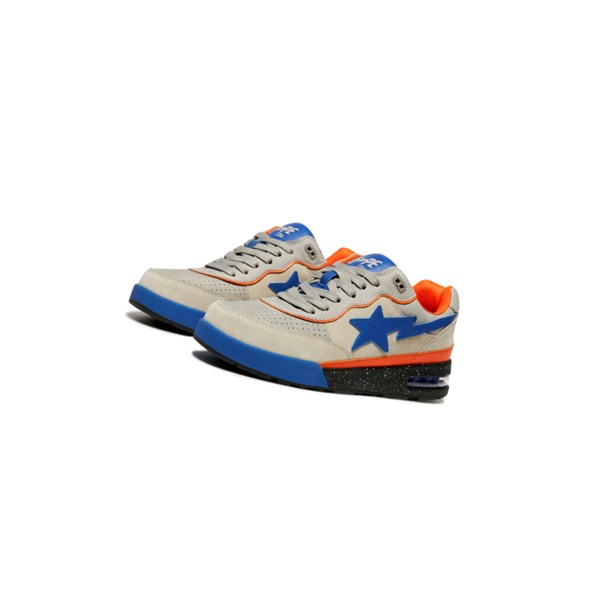 Men's A BATHING APE Road Sta #2 M1 Low Sneakers Cream Color | EVZ465391