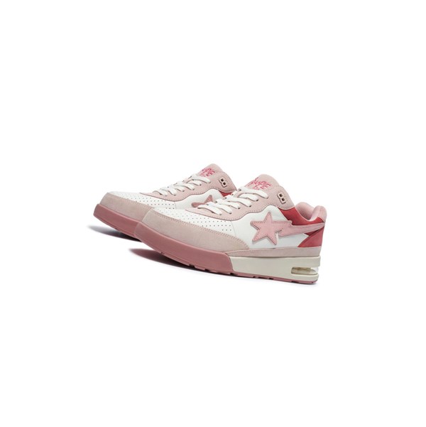 Men's A BATHING APE Road Sta #3 M2 Low Sneakers Pink | ZEJ349821