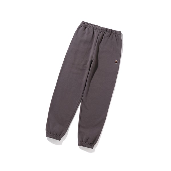 Women's A BATHING APE Ape Head One Point Oversized Sweat Pants Grey | WCG672394