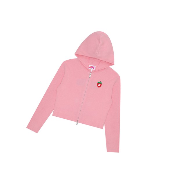 Women's A BATHING APE Hooded Cardigan Cardigan Cardigan Pale Pink | YIK924835