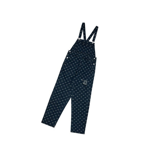 Women's A BATHING APE Patterned Denim Dungaree Jumpsuits Jumpsuits Denim | ANP179852