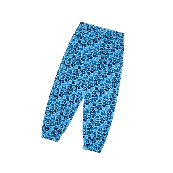 Women's A BATHING APE Printed Cargo Long Pants Light Blue | ILB420975