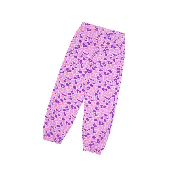 Women's A BATHING APE Printed Cargo Long Pants Violet | UTO475368
