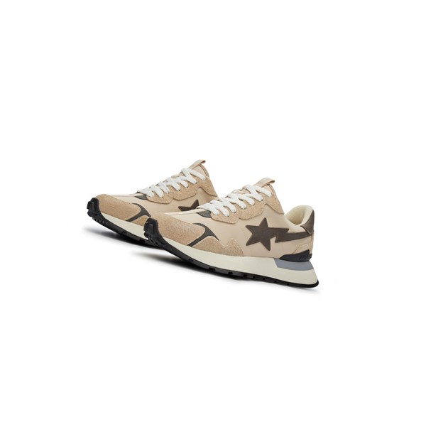 Women's A BATHING APE Road Sta Express #1 L Low Sneakers Beige | HUD356890