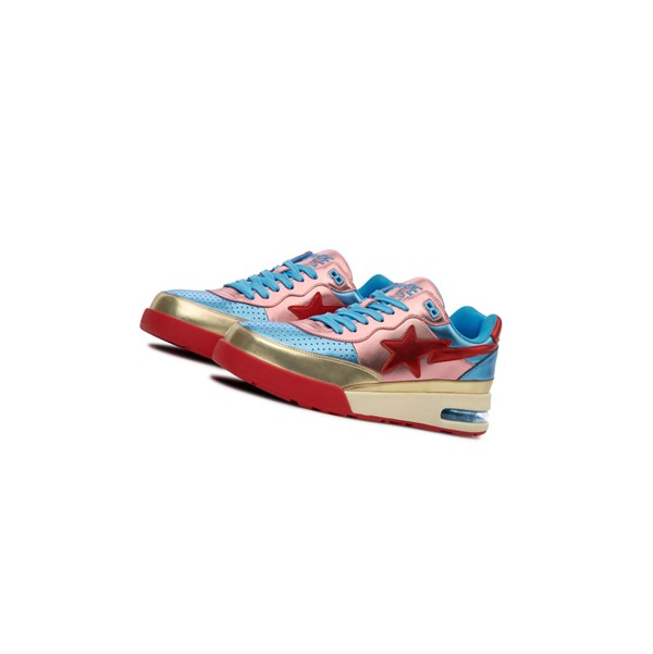 Women's A BATHING APE Road Sta Mid Sneakers Blue | TAU690572
