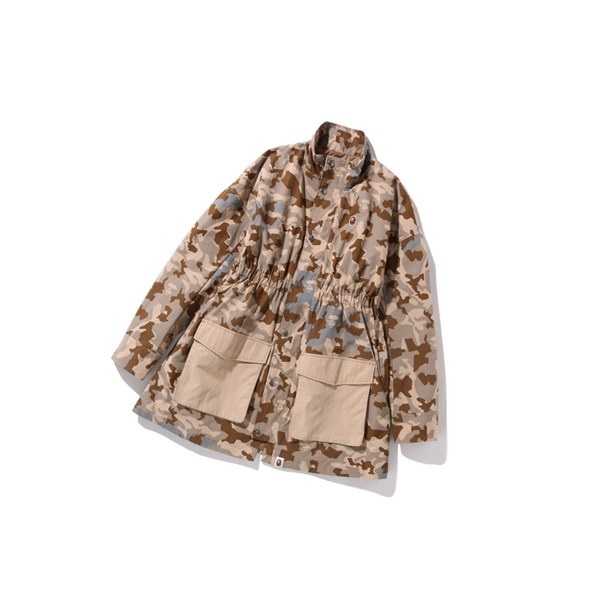 Women's A BATHING APE Sand Camo A Bathing Ape M65 Thin Jackets Beige | GVK134528