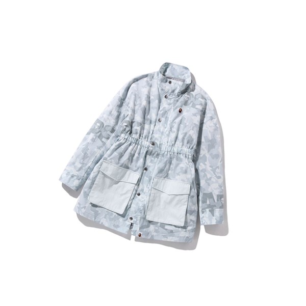Women's A BATHING APE Sand Camo A Bathing Ape M65 Thin Jackets Grey | UHT705921