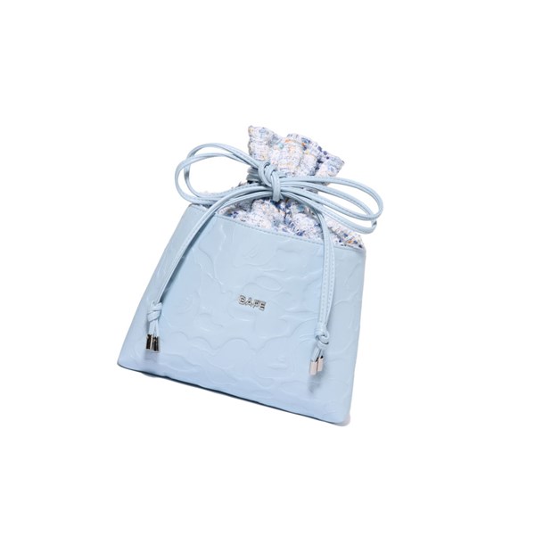 Women's A BATHING APE Solid Camo Drawstring Backpacks Light Blue | GIV931786