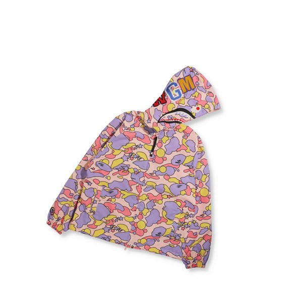 Women's A BATHING APE Sta Camo Oversized Full Zip Jackets Pink | EJV398751