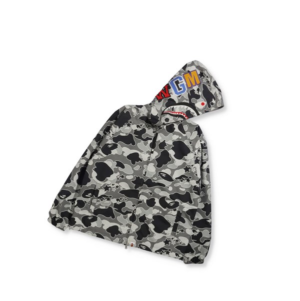 Women's A BATHING APE Sta Camo Oversized Full Zip Jackets Black | REV094168