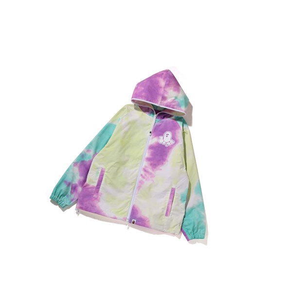 Women's A BATHING APE Tie-dye Oversized Full Zip Thin Jackets Caise | JWY349620