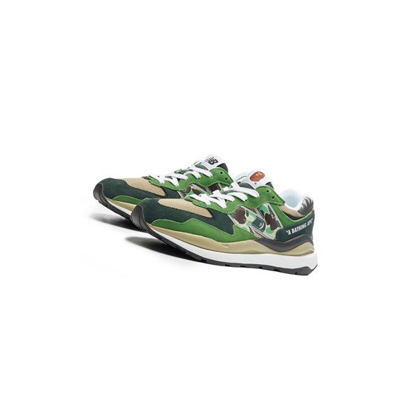 Women's A BATHING APE X New Balance 5740 Low Sneakers Army Green | OSH592873